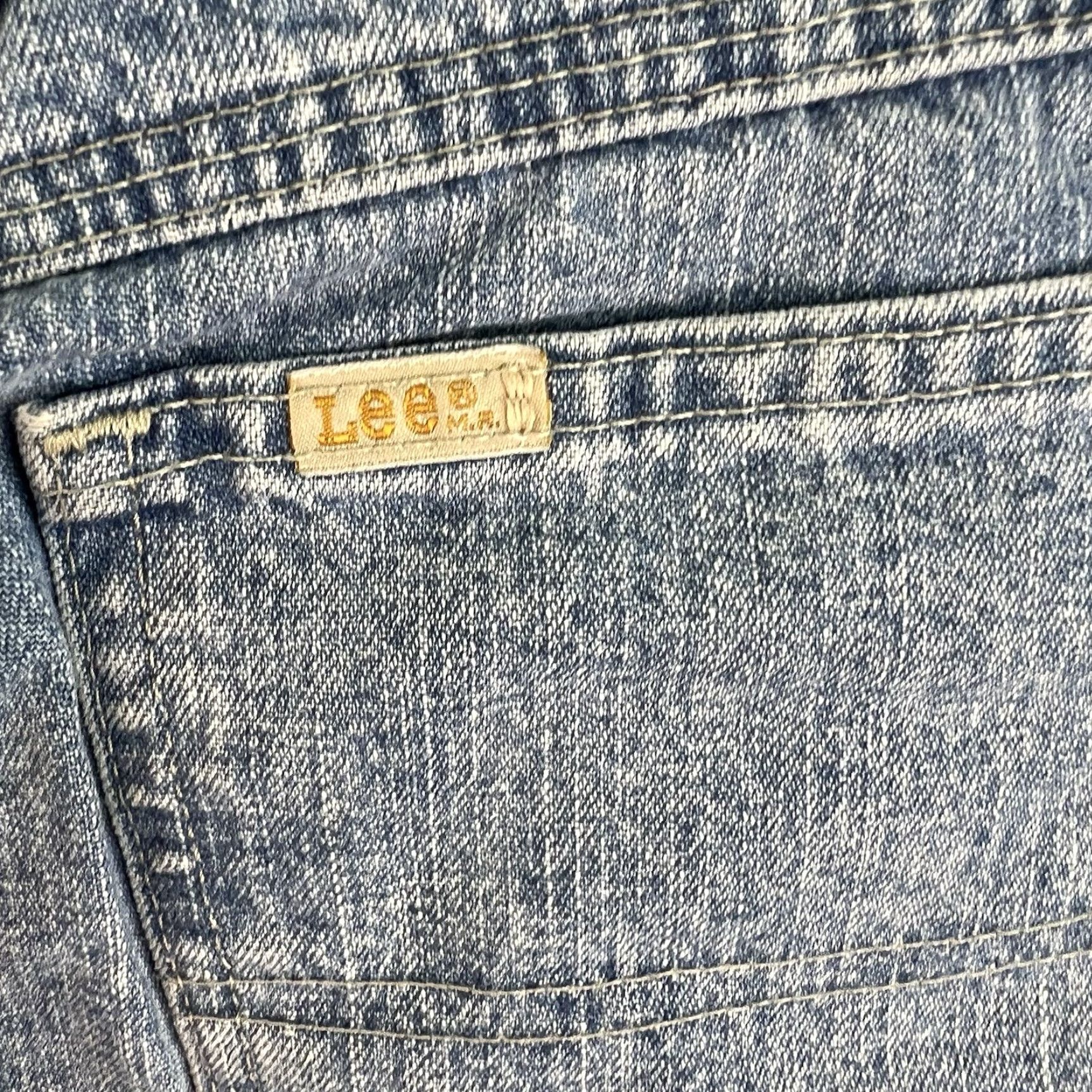Lee VINTAGE Lee Cargo Denim Jean Jorts Shorts Womens Size 8P Blue 30X18 90s Size 30" / US 8 / IT 44 - 5 Thumbnail