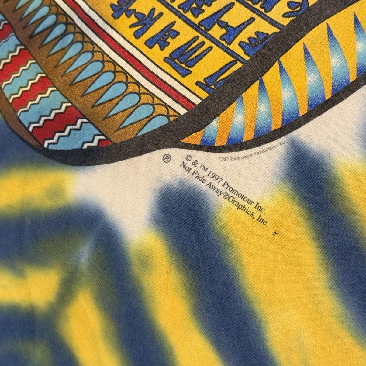 The Rolling Stones 1997 The Rolling Stones tie-dye bandtee Size US XL / EU 56 / 4 - 2 Thumbnail