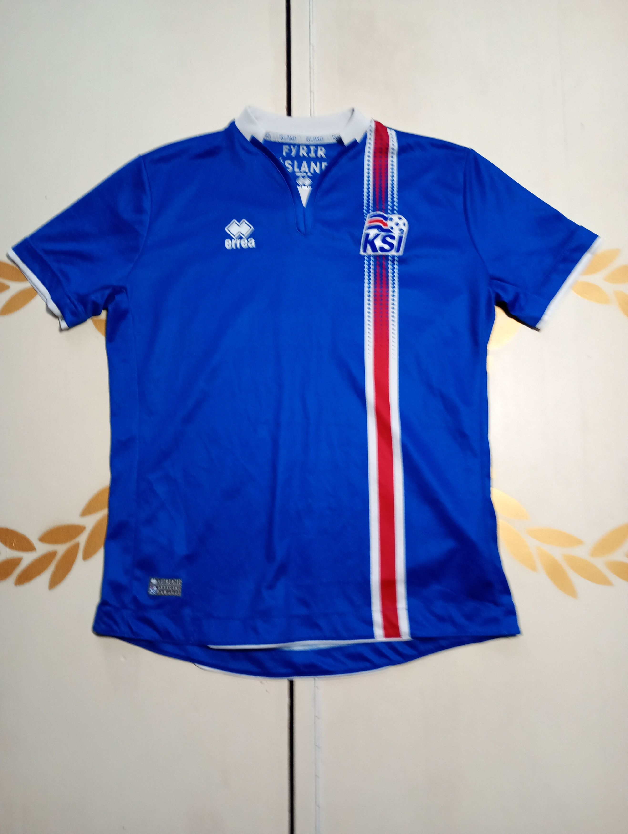 Errea Errea Fyrir Island KSI Jersey 2016-2018 Size US XS / EU 42 / 0 - 2 Thumbnail