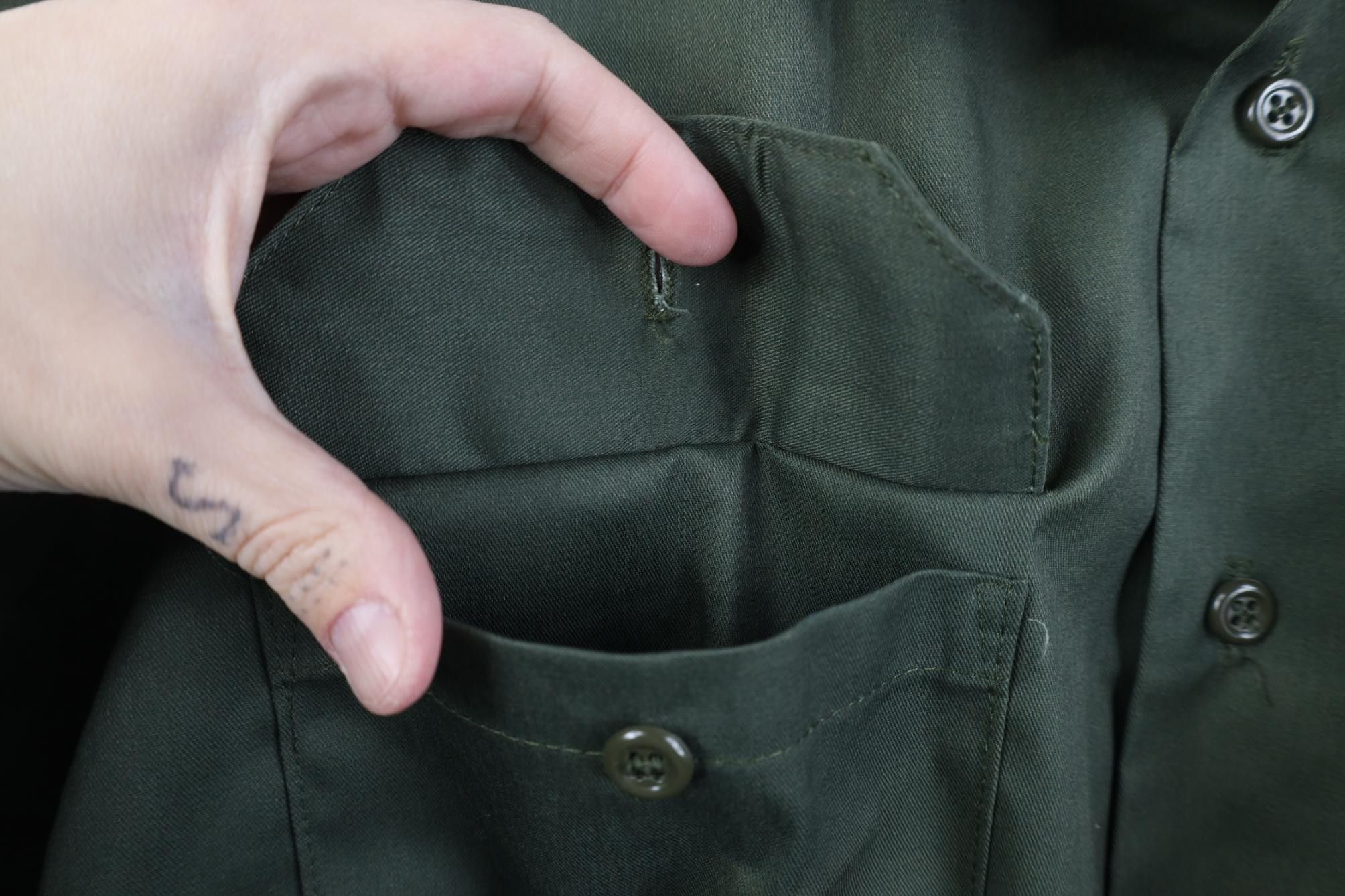 Vintage Deadstock Vintage 90s Streetwear Workwear Button Shirt USA Size US XL / EU 56 / 4 - 8 Thumbnail