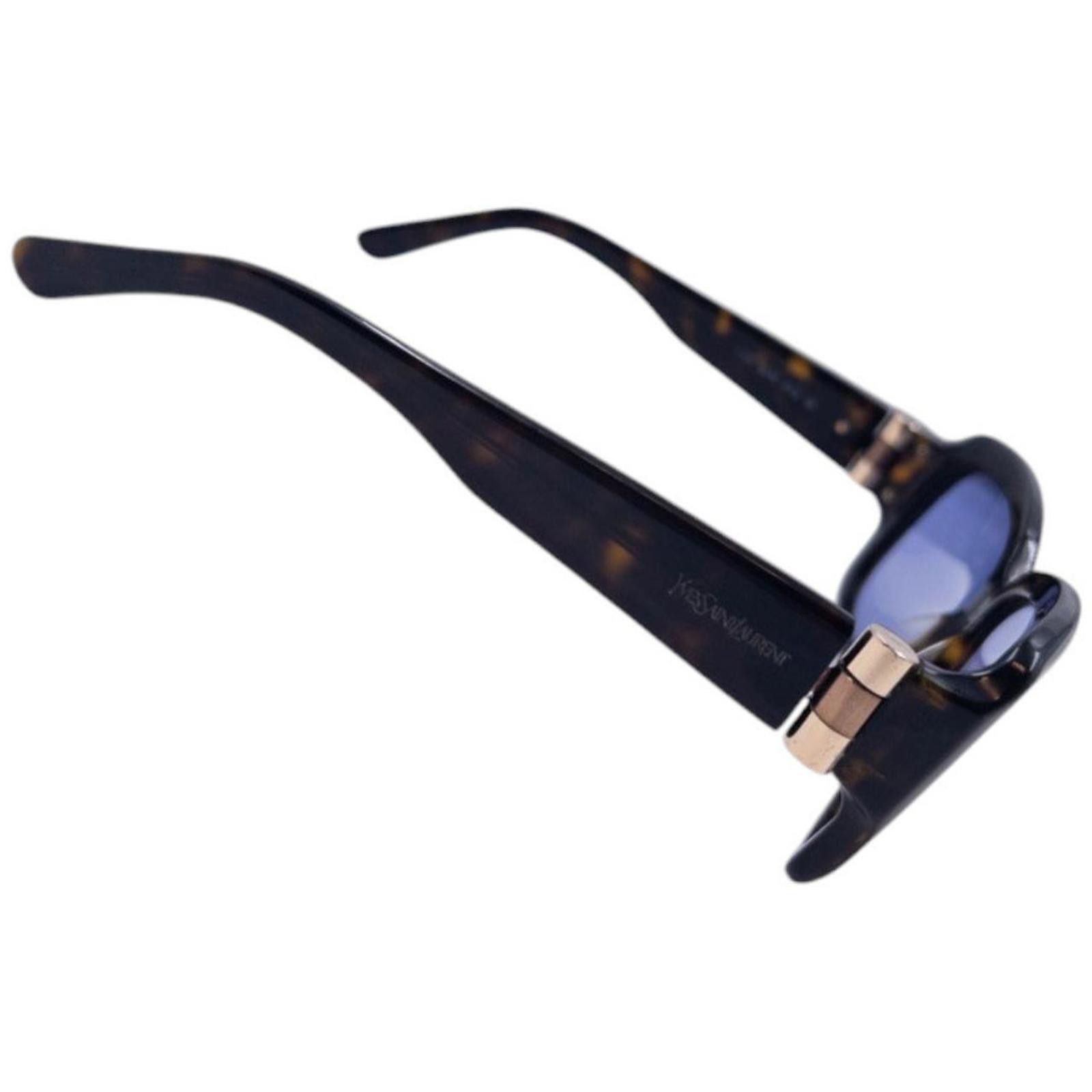 Yves Saint Laurent Vintage YSL Yves Saint Laurent Tortoise Shell Sunglasses Size ONE SIZE - 3 Thumbnail