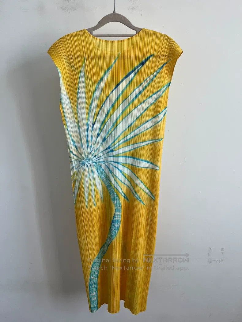 Issey Miyake Issey Miyake Palm Tree Dress Size M / US 6-8 / IT 42-44 - 2 Thumbnail