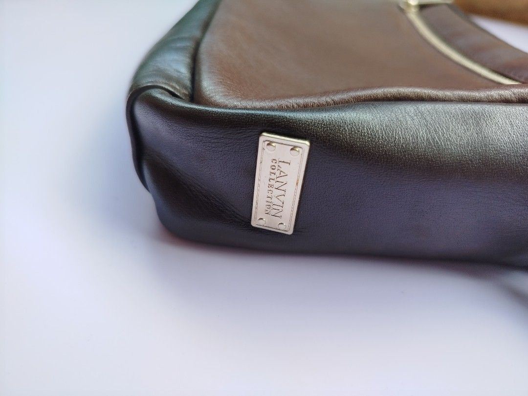 Lanvin Lanvin Collection Two-Tone Leather Clutch/Wristlet. Size ONE SIZE - 4 Thumbnail