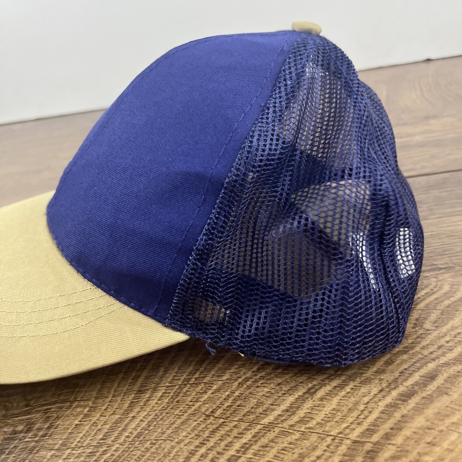 Other Blue Tan Baseball Hat Blue Hat Adjustable Adult Size Blue Ha Size ONE SIZE - 7 Thumbnail
