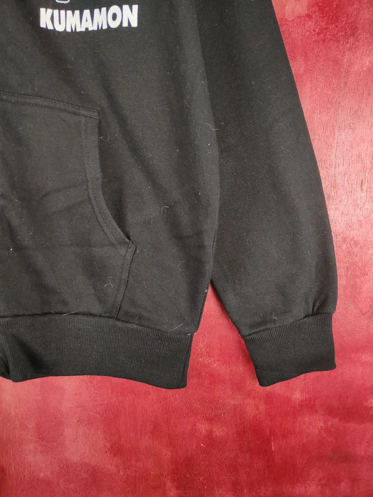 Anime Kumamon Black Hoodie Sweatshirt #262B Size US M / EU 48-50 / 2 - 13 Thumbnail