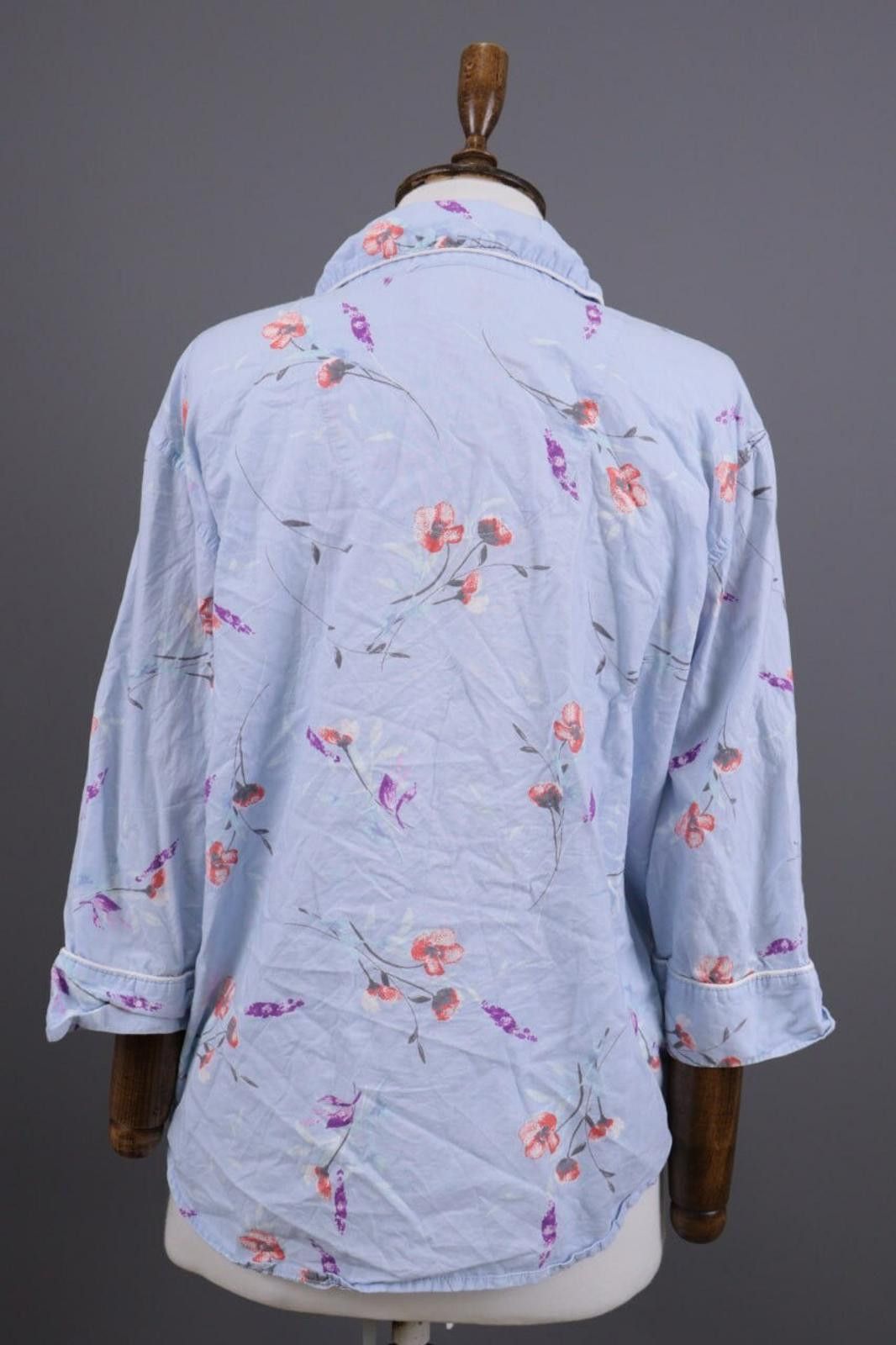 Ralph Lauren Black Label Ladies Ralph Lauren Blue Floral Button Down Cardigan Size XL Size XL / US 12-14 / IT 48-50 - 9 Thumbnail
