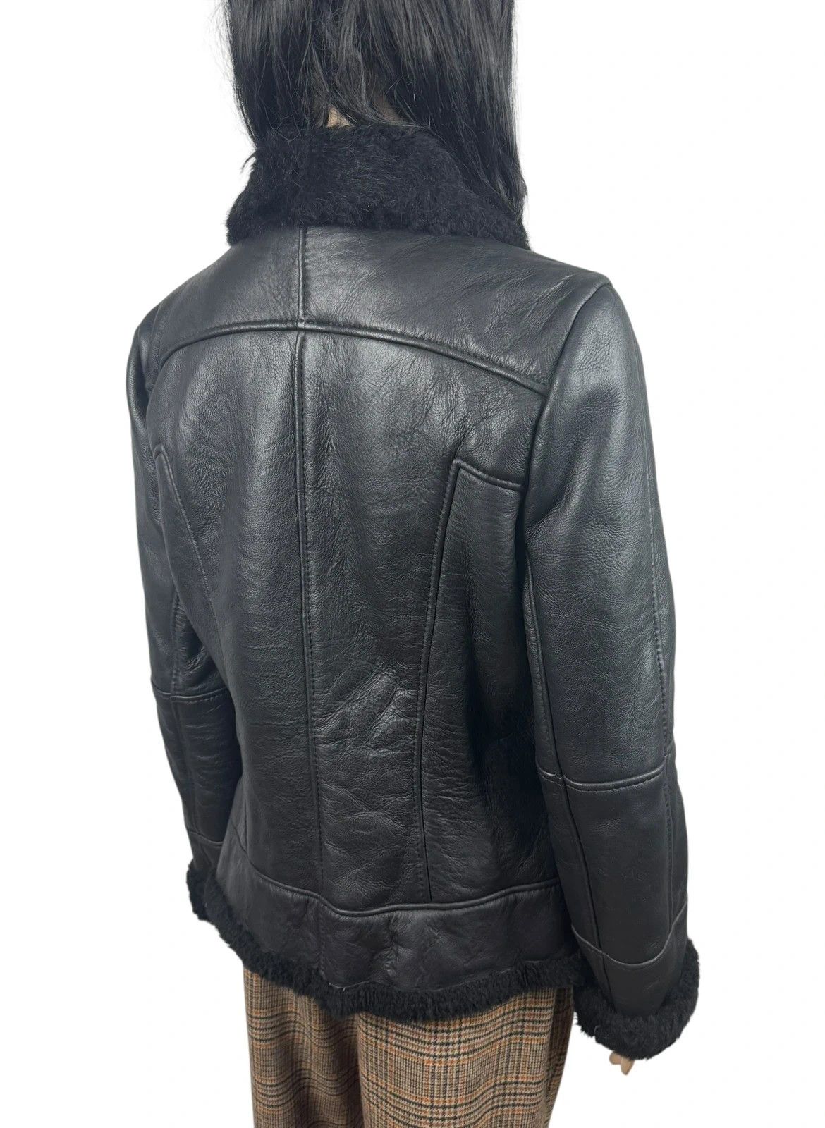 Other Olivier Ausoni Genuine Leather Shearling Jacket size M Size M / US 6-8 / IT 42-44 - 6 Thumbnail