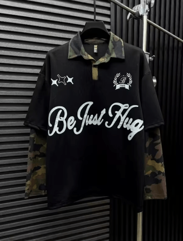 Japanese Brand Design Lapel Oversized T-shirt Size US L / EU 52-54 / 3 - 3 Thumbnail