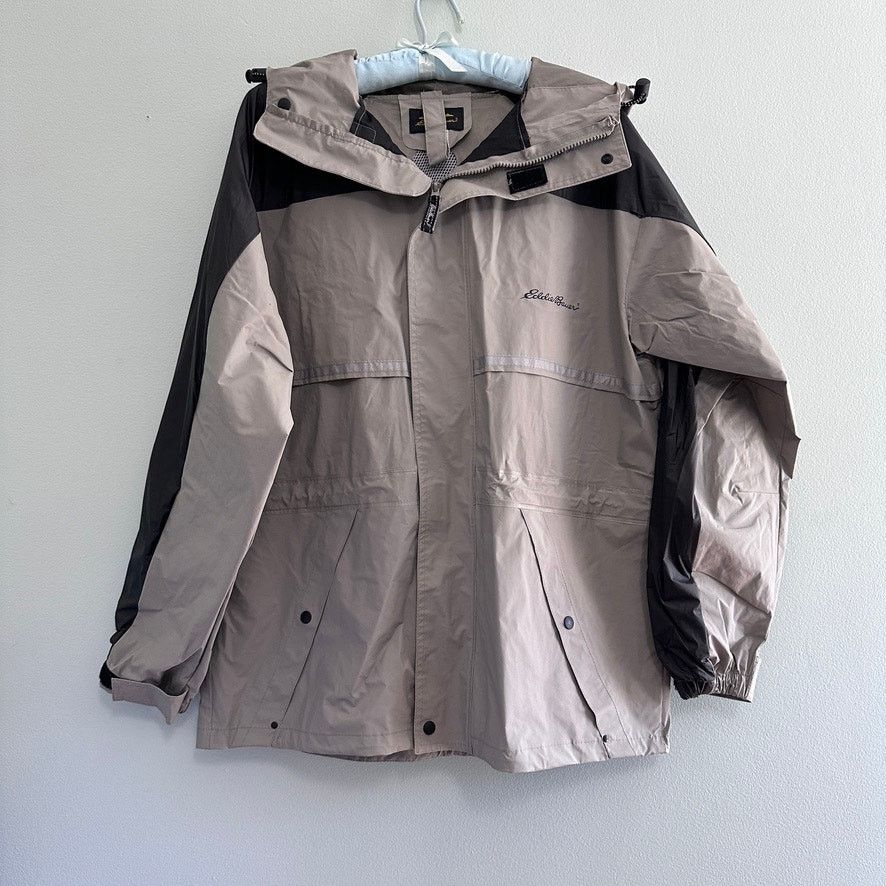 Eddie Bauer Vintage Eddie Bauer tan waterproof windbreaker jacket size M Size US M / EU 48-50 / 2 - 2 Thumbnail