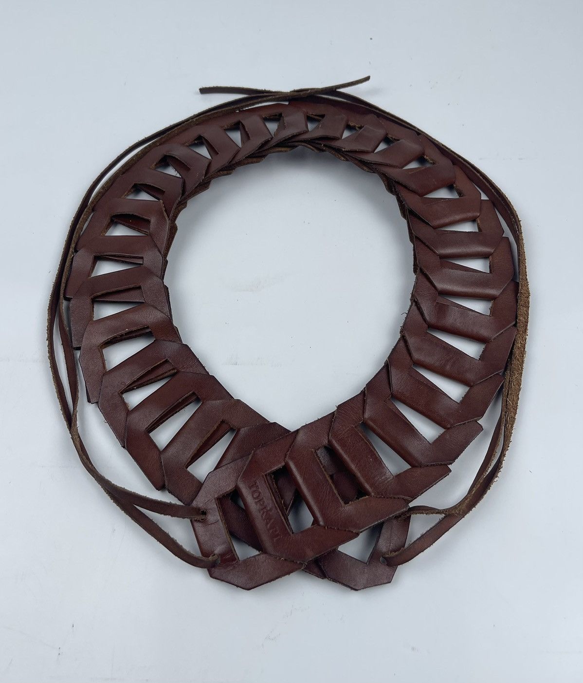 Genuine Leather × Japanese Brand topkapi leather belt tc7 Size ONE SIZE - 1 Thumbnail