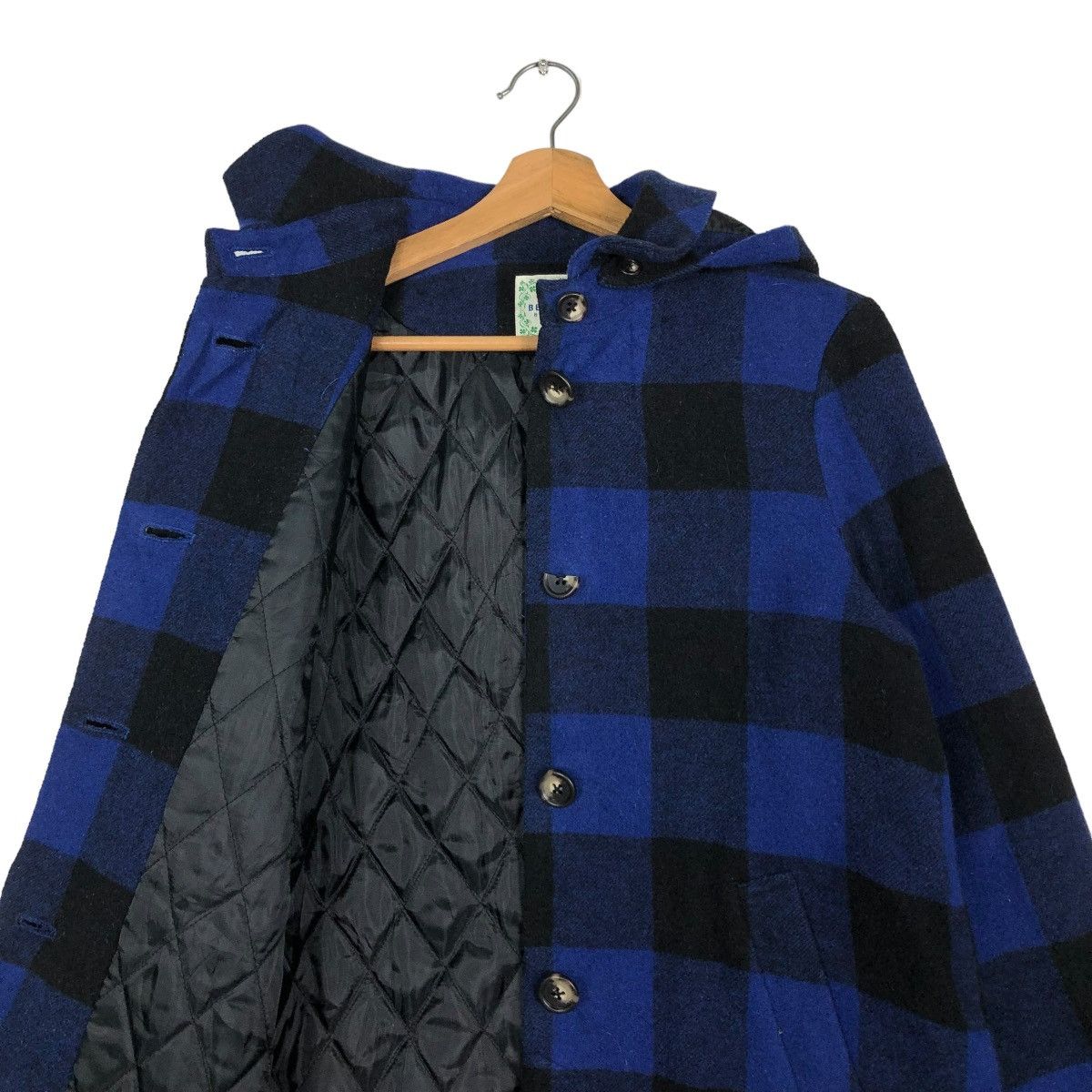 Beams Plus 🔥VINTAGE WOOL BIKER JACKET BEAMS HEART TARTAN DESIGN Size US S / EU 44-46 / 1 - 13 Thumbnail