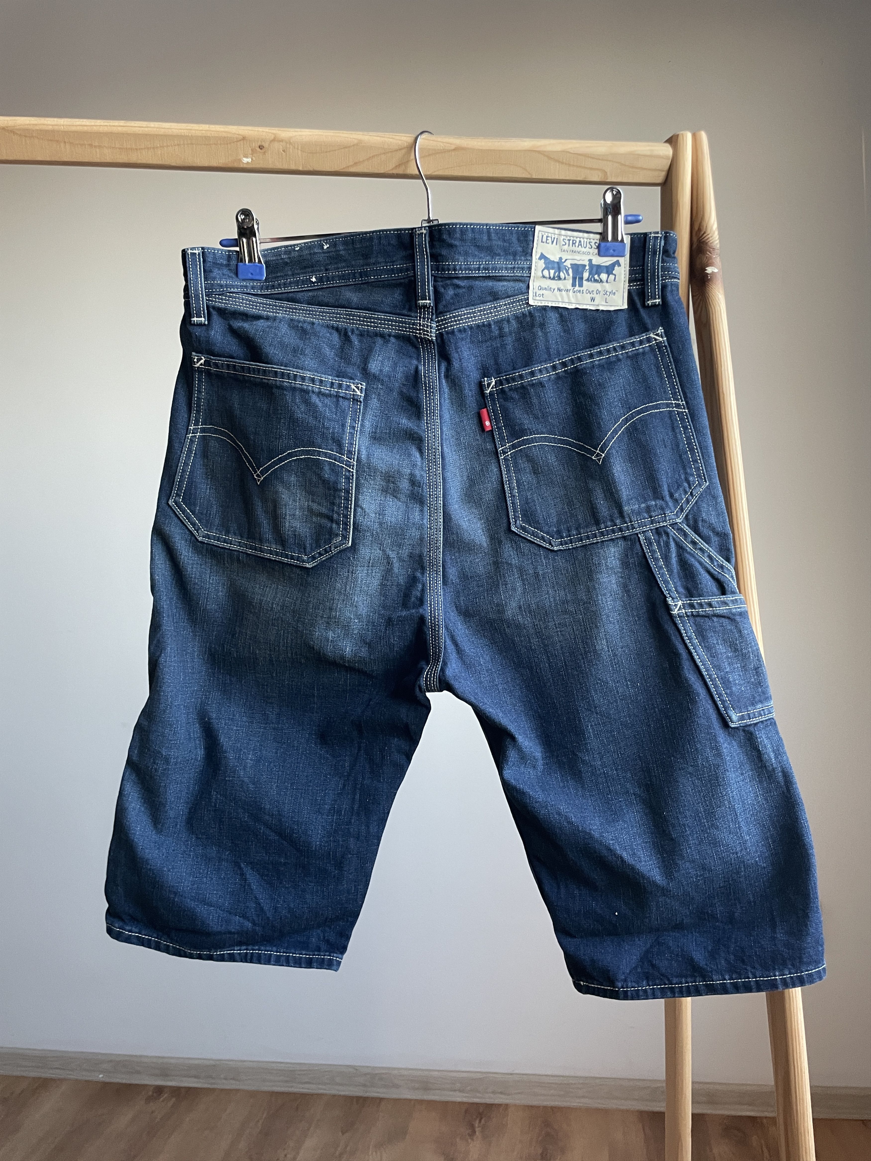 Levi's Levi's Vintage Denim Carpenter Work Shorts Size 30 Size US 30 / EU 46 - 2 Thumbnail
