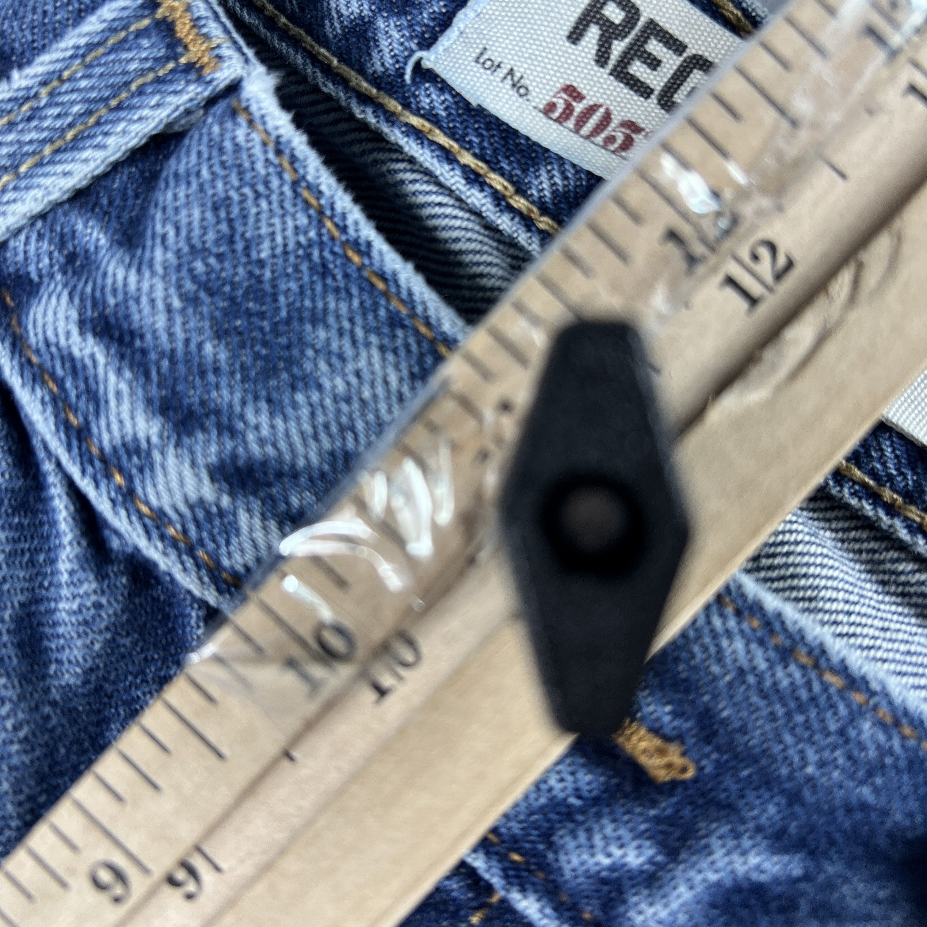 Levi's × Vintage Y2K Levi's Jean 505 Straight Blue Faded Grunge Cotton Denim Size US 33 - 24 Thumbnail