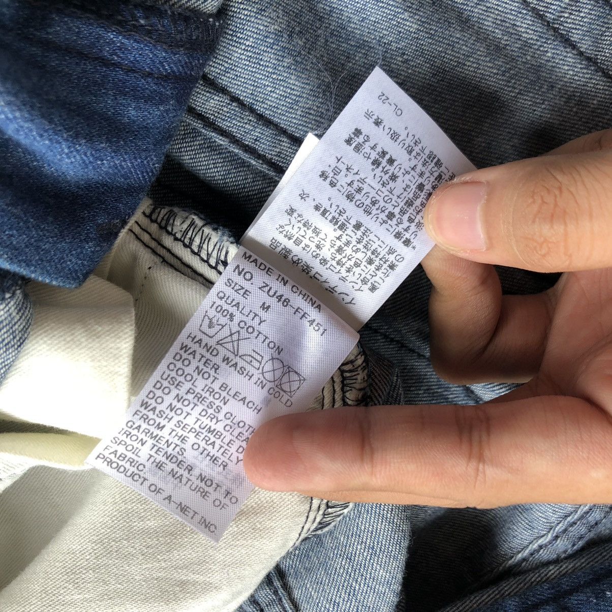 CABANE de ZUCCa Zucca by Issey Miyake Soft Denim Jeans Indigo Dye Pants Size US 31 - 16 Thumbnail