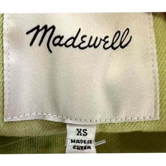 Madewell Madewell Jean Jacket Womens XS Green Denim Collared Button Pocket Casual New Size 26" / US 2 / IT 38 - 5 Thumbnail