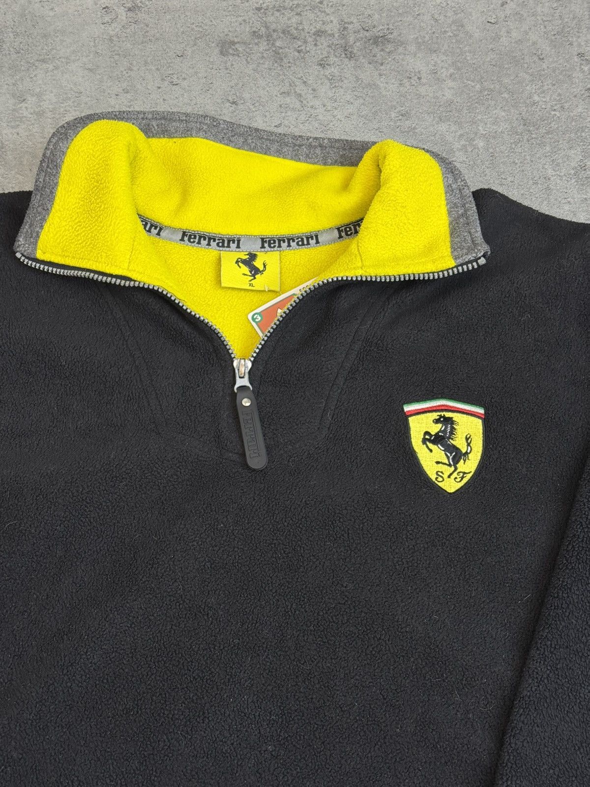 Ferrari 1997 Ferrari Fleece Racing Polar Pullover Vintage 90s F1 Size US XL / EU 56 / 4 - 2 Thumbnail