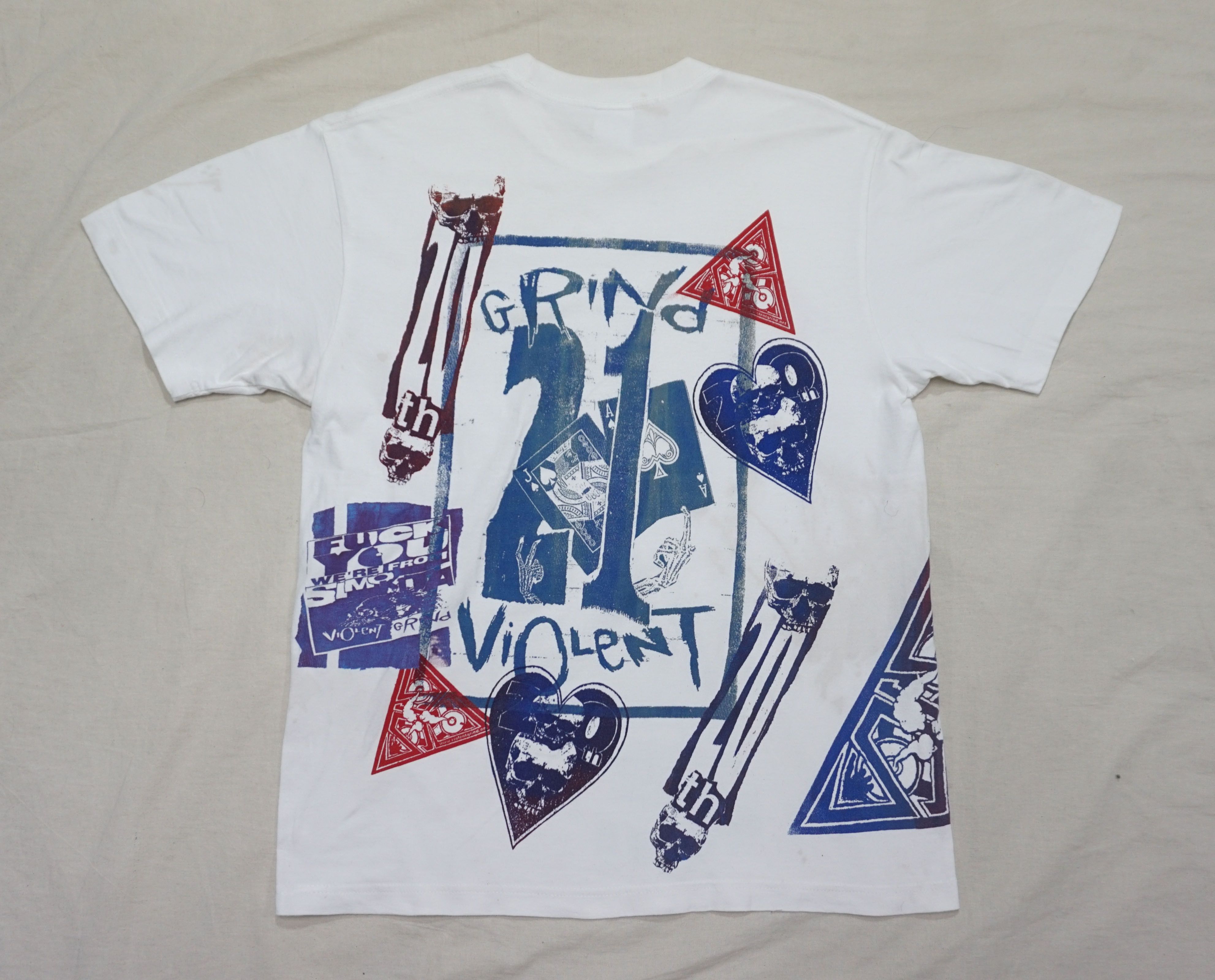 Dogtown × Vintage 00's Violent Grind Test Print T-Shirt Size US L / EU 52-54 / 3 - 5 Thumbnail