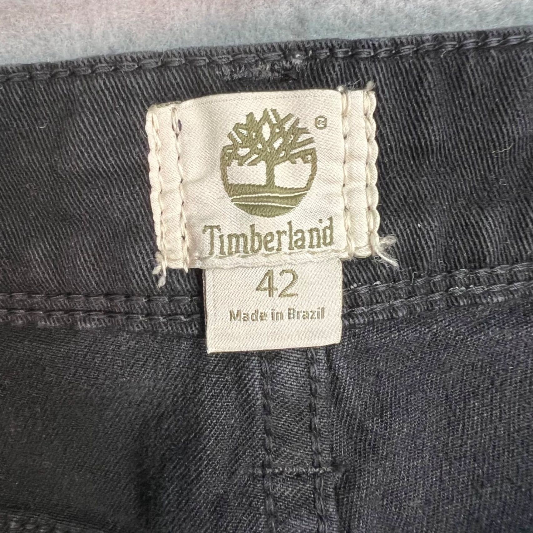 Timberland Timberland Womens Black Slim Fit Jeans Size 42 32 Waist Inseam 32 Denim 5-Pocket Logo Regular Mens Womens Girls? Size 28" / US 6 / IT 42 - 3 Thumbnail