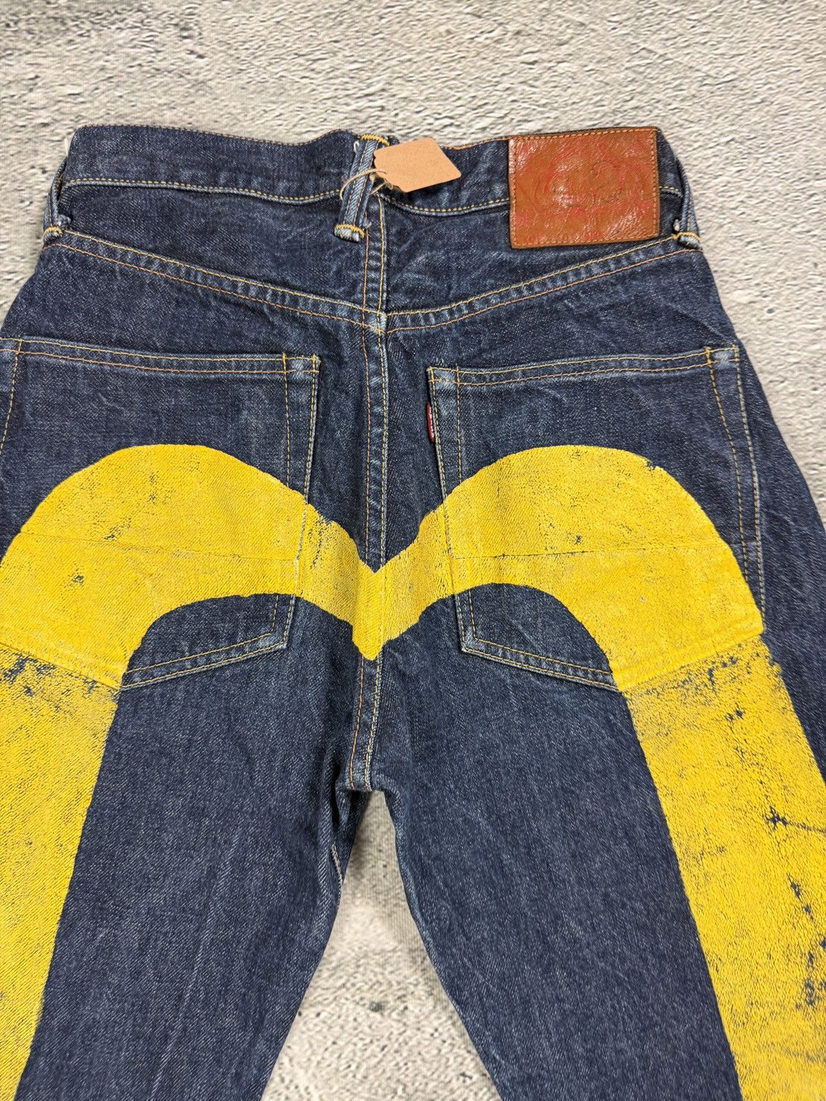 Evisu Evisu jeans daicock big logo yellow selvedge denim Japan Size US 28 / EU 44 - 4 Thumbnail