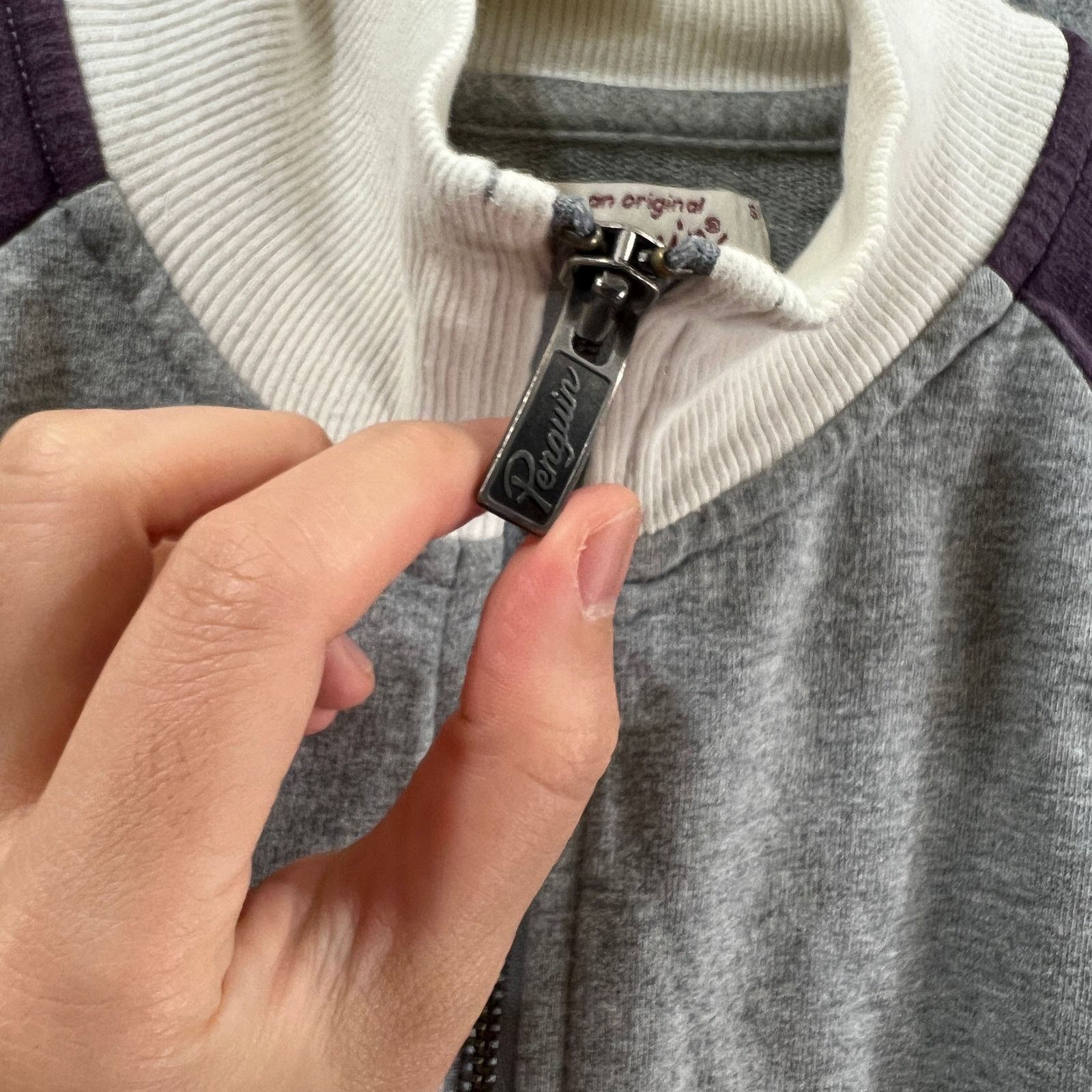 Other Penguin Womens Small Jacket Gray Long Sleeve Full Zip Size S / US 4 / IT 40 - 6 Thumbnail