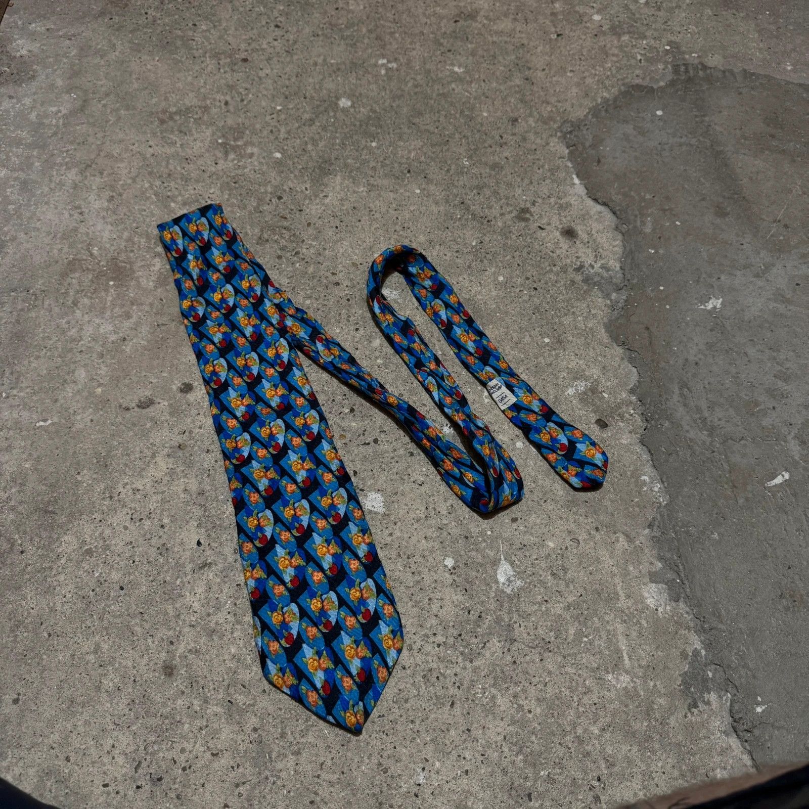 Givenchy Vintage Givenchy floral silk tie Size ONE SIZE - 1 Thumbnail