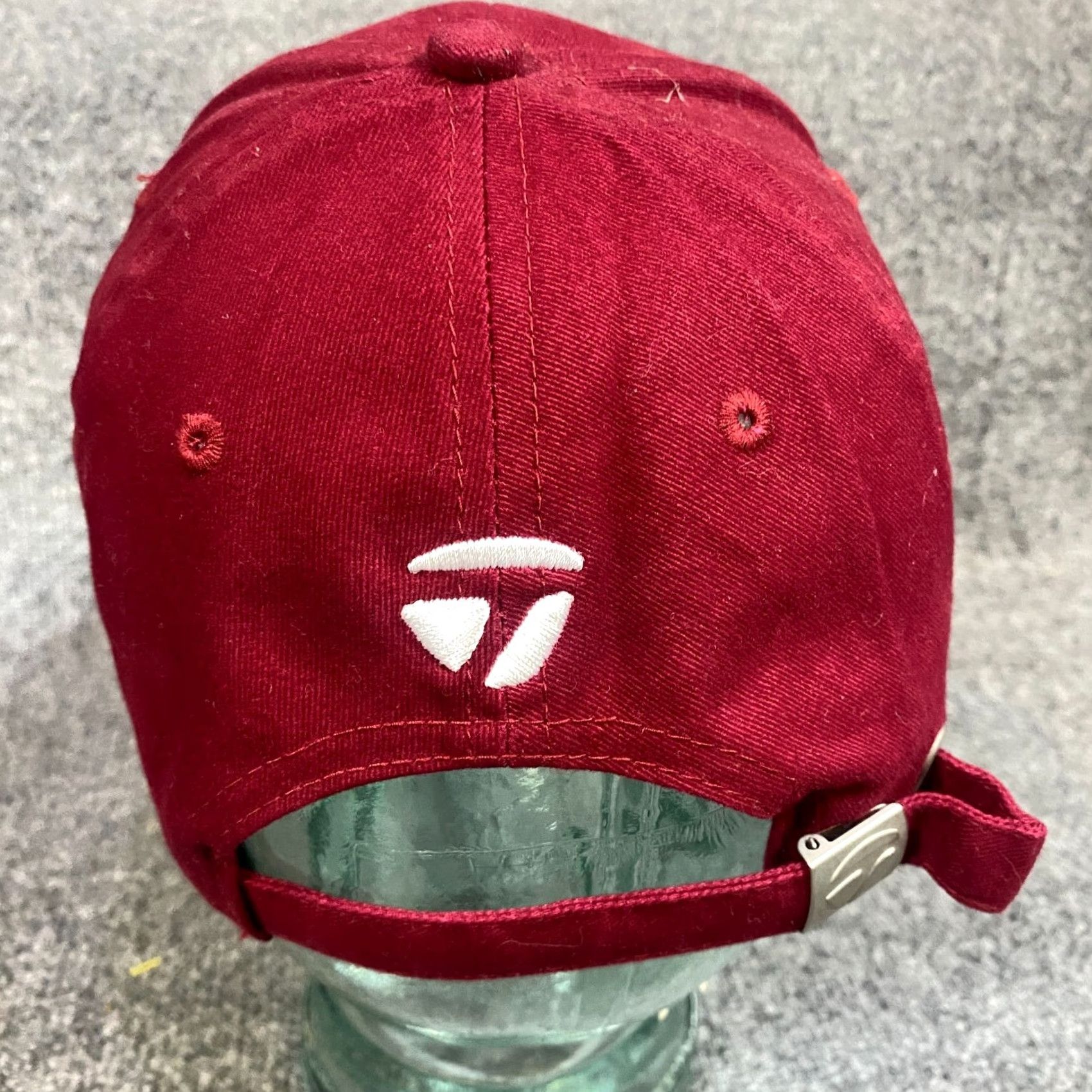 TaylorMade Dewar's Hat Red Adjustable Strapback Taylormade Hat Men Adjustable Red Snapback Dewar's Tan? Size ONE SIZE - 2 Thumbnail
