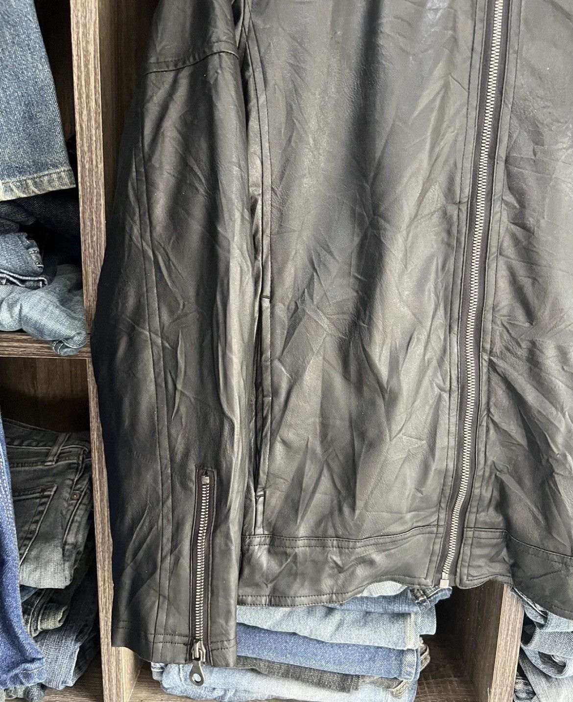 In The Attic 🔥In The Attic Synthetic Leather Jacket Size US S / EU 44-46 / 1 - 7 Thumbnail
