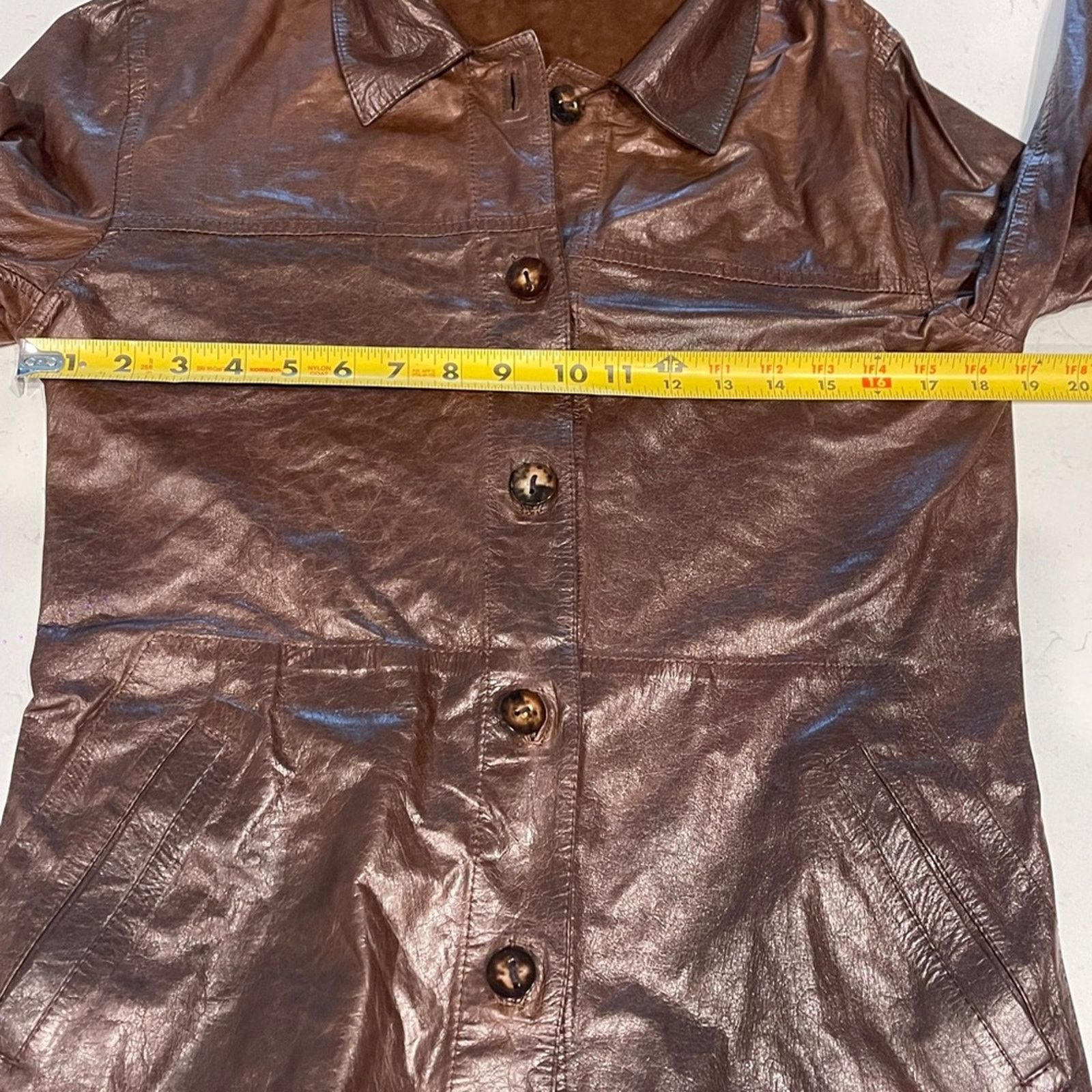 Other Laffon Argentina M Brown Leather Suede reversible Jackets Size US M / EU 48-50 / 2 - 11 Thumbnail