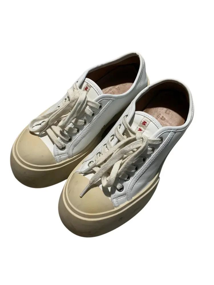 Marni Marni PABLO leather low top sneakers Size US 7 / IT 37 - 1 Thumbnail