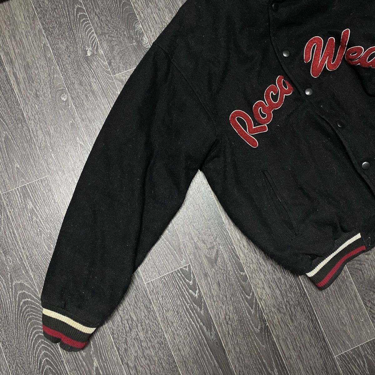 Rocawear VINTAGE 90S ROCAWEAR VARSITY BOMBER JACKET Size US M / EU 48-50 / 2 - 3 Thumbnail