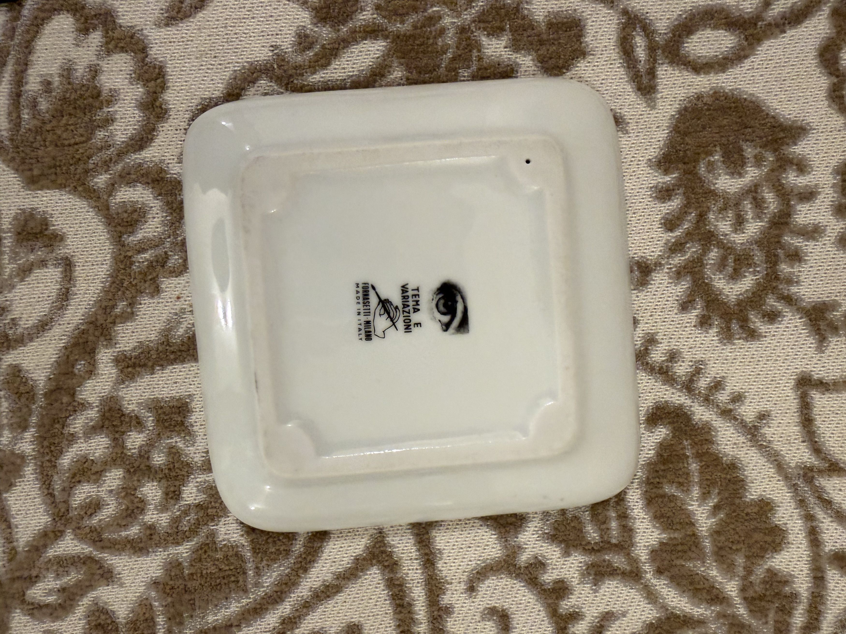 FORNASETTI fornasetti tema e variazioni porcelain tray Size ONE SIZE - 2 Thumbnail