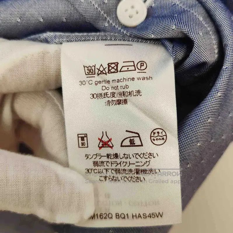 Louis Vuitton Louis Vuitton Men's Blue Cotton Shirt . Size US S / EU 44-46 / 1 - 5 Thumbnail