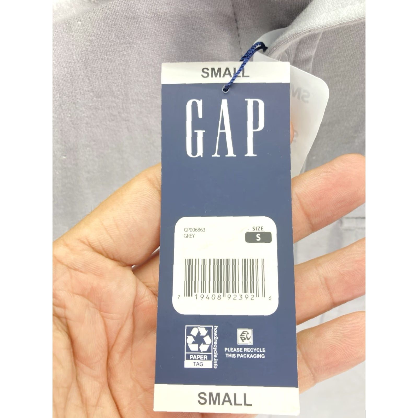 Gap Gap Shirt Men Size Small Gray Button-Up Long Sleeve Cotton Blend Stretch NWT Size US S / EU 44-46 / 1 - 5 Thumbnail