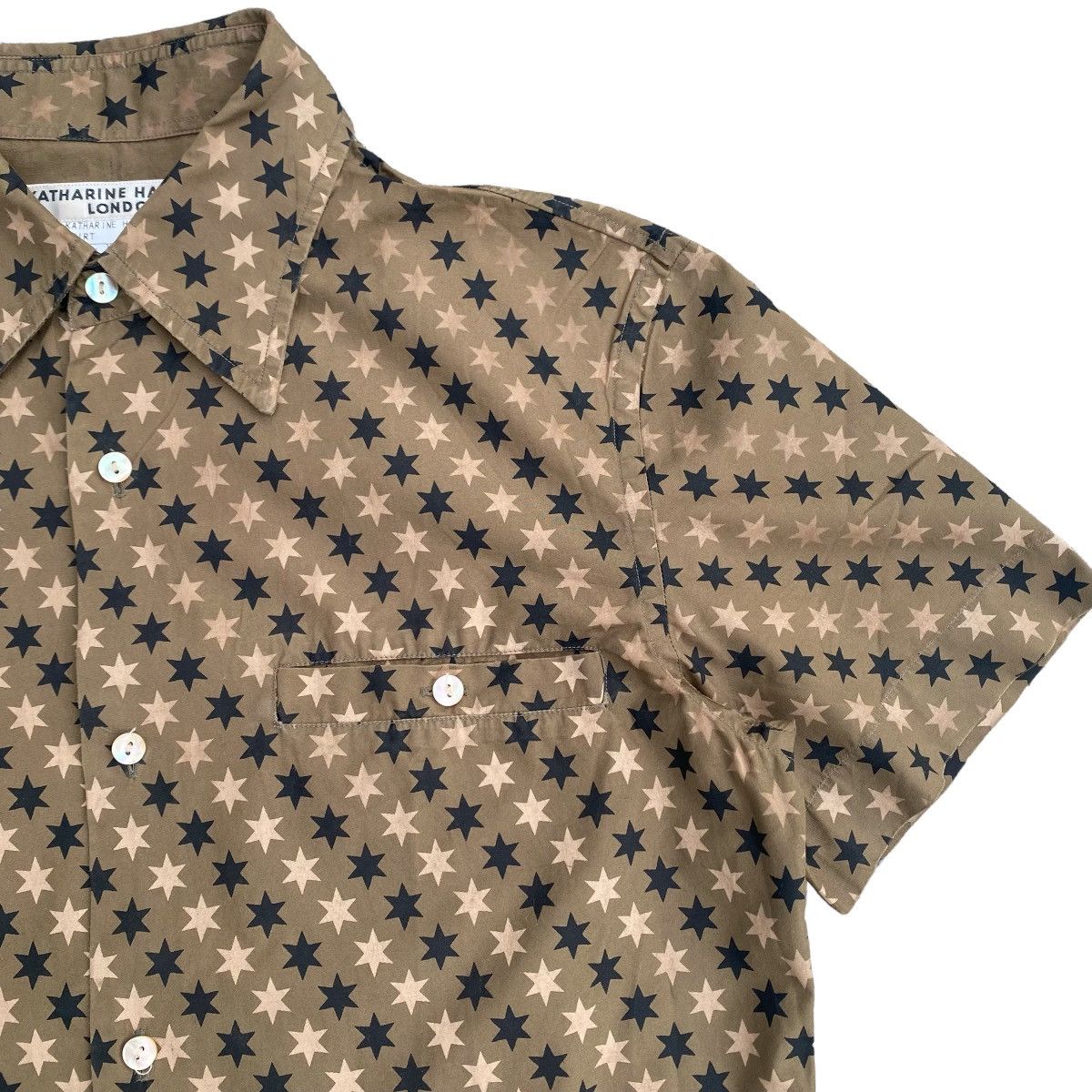 Katharine Hamnett London Stars Pocket Shirt Size US M / EU 48-50 / 2 - 2 Thumbnail