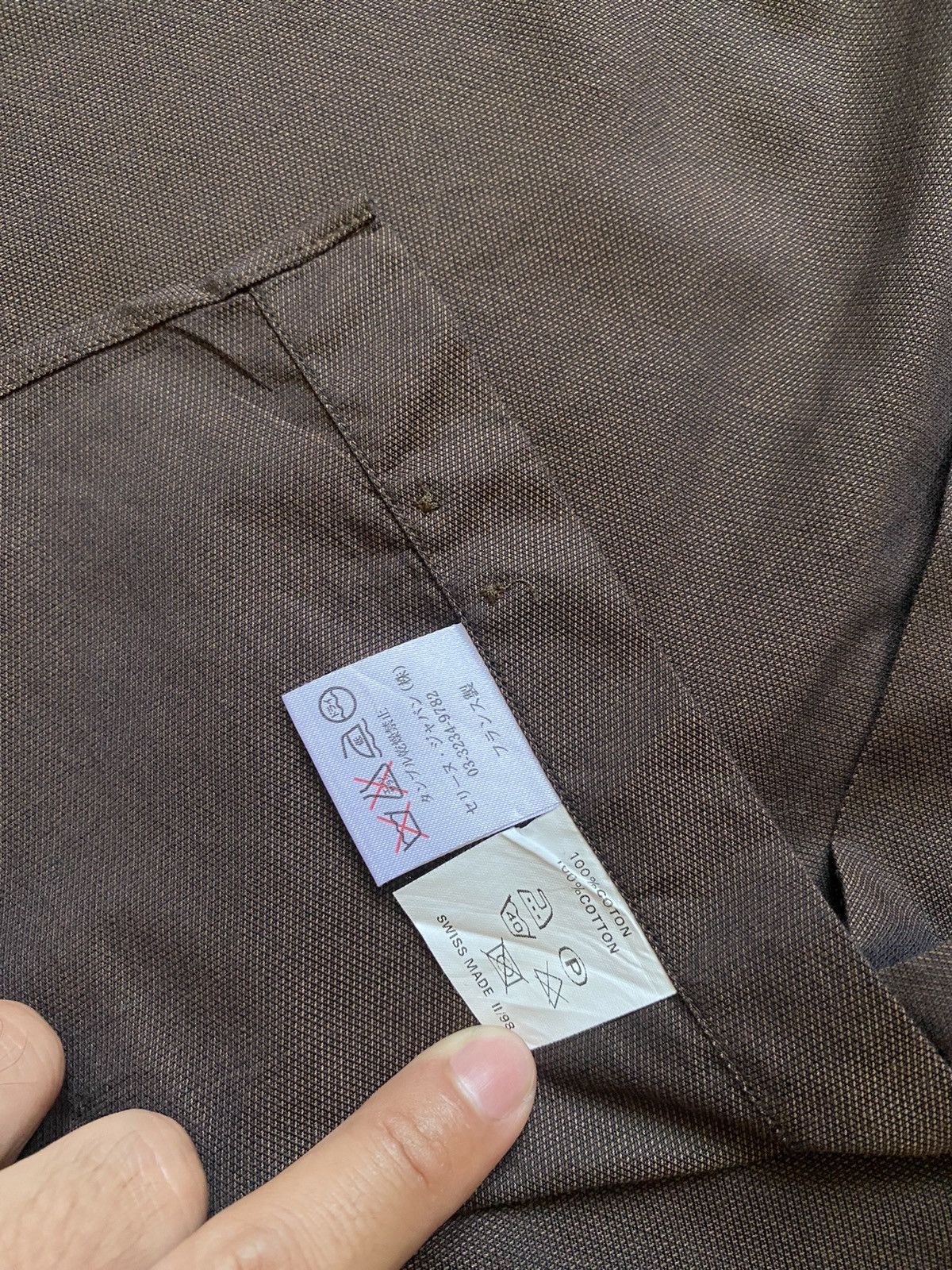 Celine × Vintage Vintage 90s Celine Homme Button Up Shirt Size US L / EU 52-54 / 3 - 6 Thumbnail