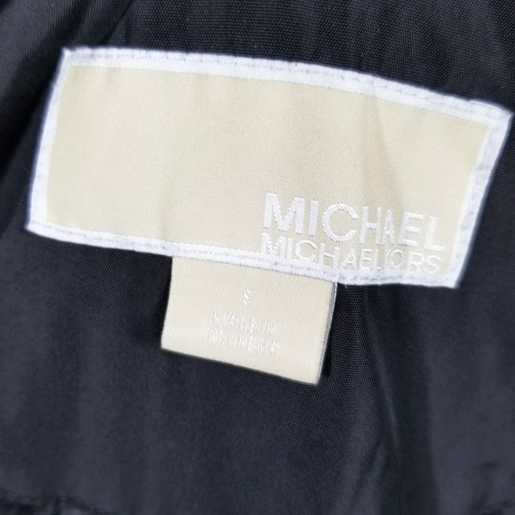 Michael Kors Michael Kors Jacket Womens Small Hooded Full Zip Water Resistant Pockets MK Black Zipper Logo Pockets Button Size S / US 4 / IT 40 - 3 Thumbnail