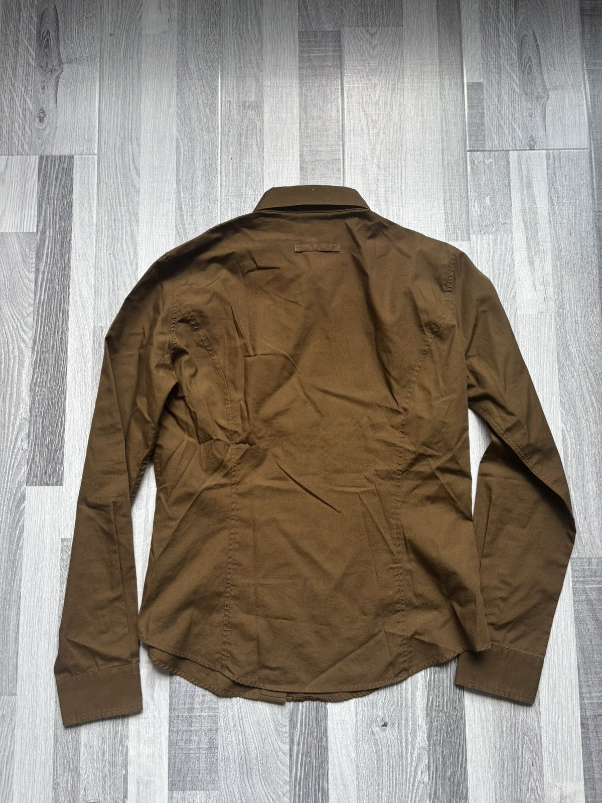 Jean Paul Gaultier Jean Paul Gaultier Classique Brown Button Down Shirt Size US L / EU 52-54 / 3 - 2 Thumbnail