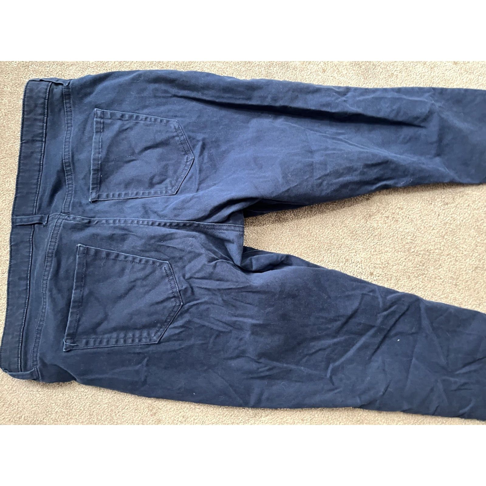 Gap Gap Always Skinny Jeans 14 Cotton Blend Stretch Navy Blue Medium Wash Jeans Womens Size 36" / US 14 / IT 50 - 4 Thumbnail