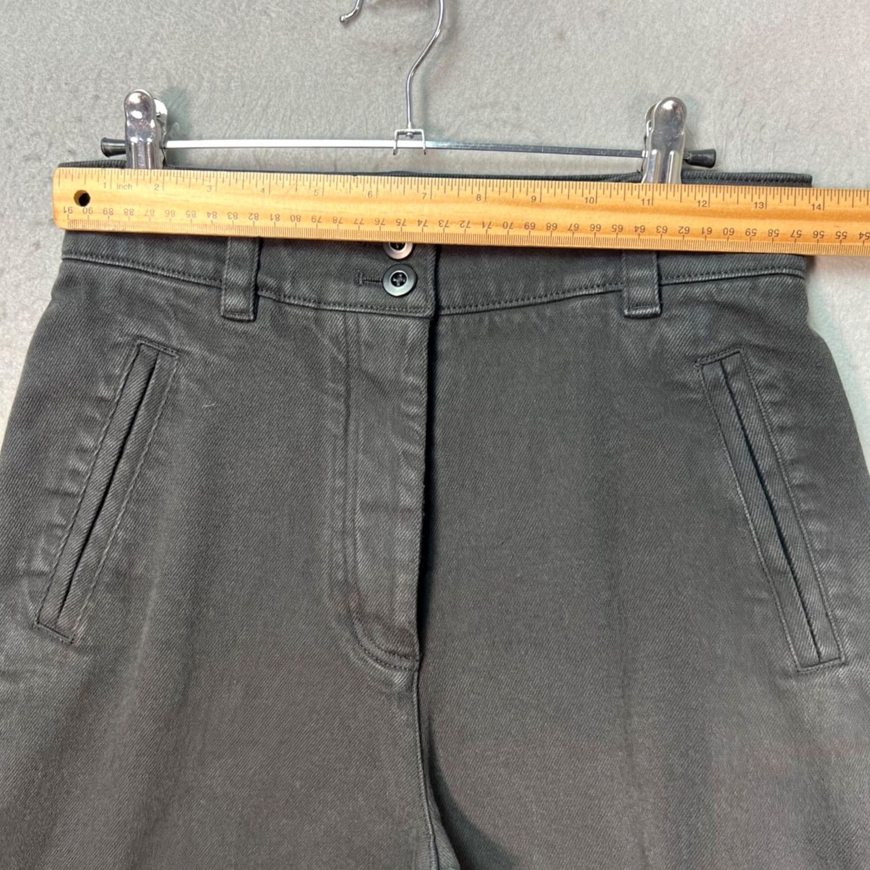 Vintage Wilfred Free Womens Small Black High-Waisted Tapered Leg Cargo Pants Size 28" / US 6 / IT 42 - 5 Thumbnail