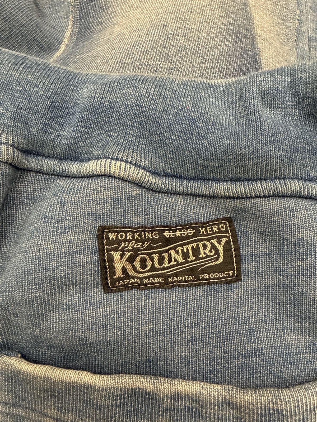 Kapital Kapital Indigo Flare Sweatpants Size Medium Size US 30 / EU 46 - 5 Thumbnail