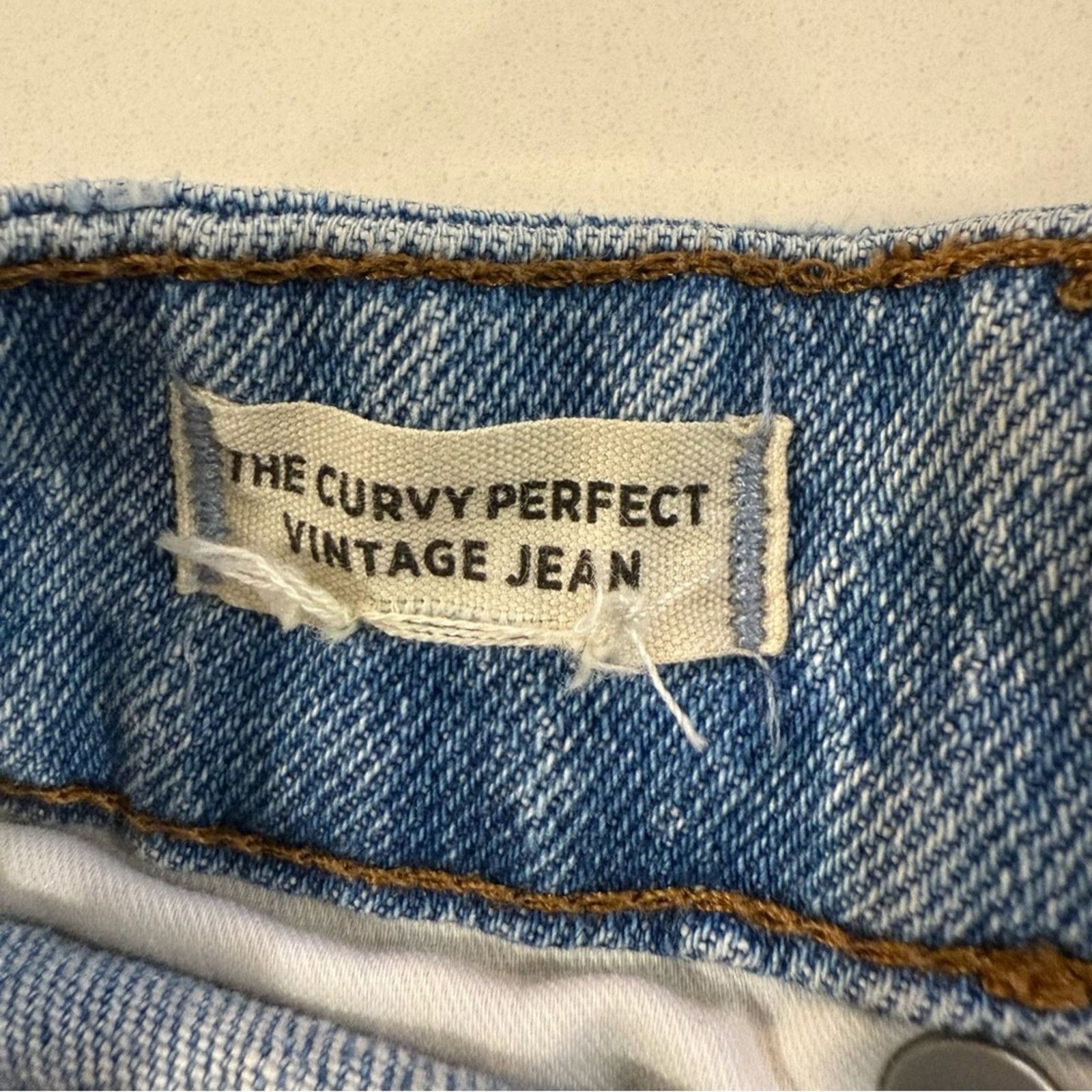 Madewell Madewell Curvy Perfect Vintage Denim Jean Womens 2 Blue Size 26" / US 2 / IT 38 - 10 Thumbnail