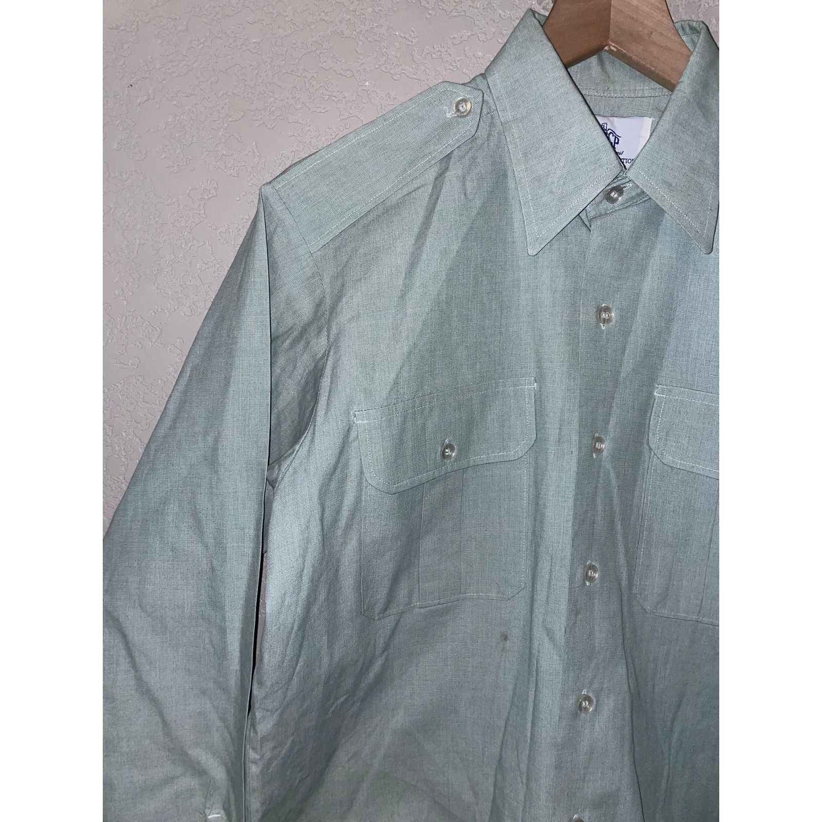 Vintage Vintage DSCP Garrison Collection Army Wear Green Shirt VTG L Size US L / EU 52-54 / 3 - 3 Thumbnail