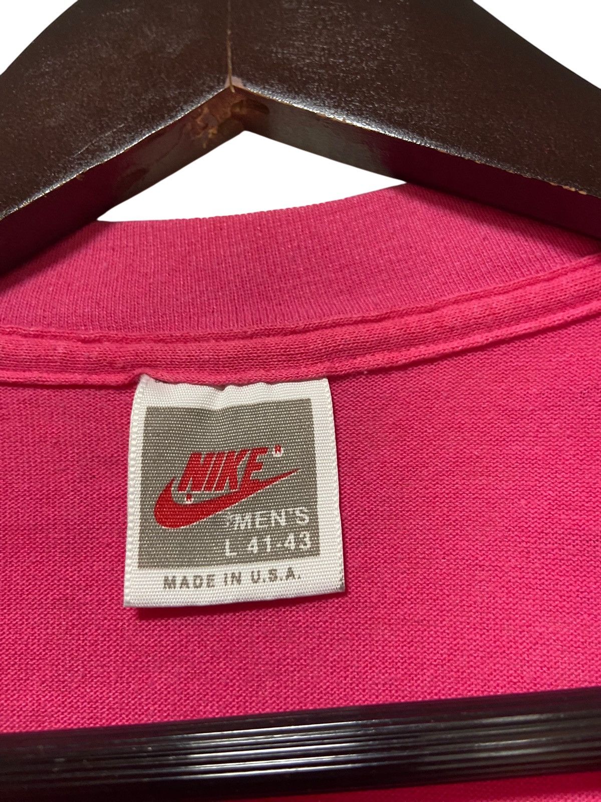 Nike × Vintage Vintage 80s Nike Just Do It Tee USA MADE SINGLE STITCH LARGE Size US L / EU 52-54 / 3 - 4 Thumbnail