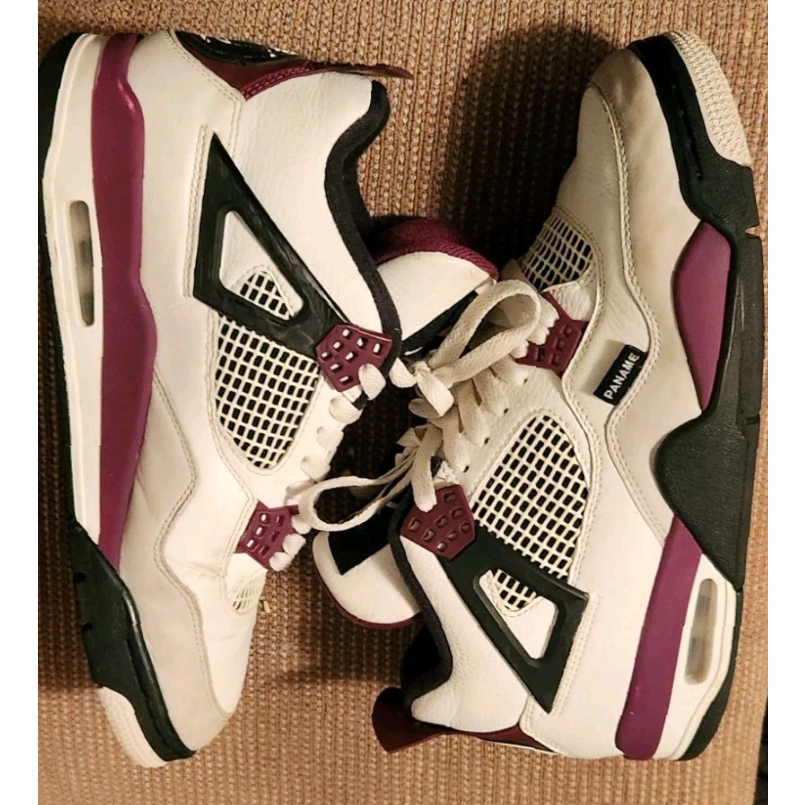 Jordan Brand Jordan 4 Retro x Paris Saint-Germain Bordeaux 2020 - Size 8.5 - Men - White - Air Jordan Sneaker - CZ5624-100 Size US 9 / EU 42 - 2 Thumbnail