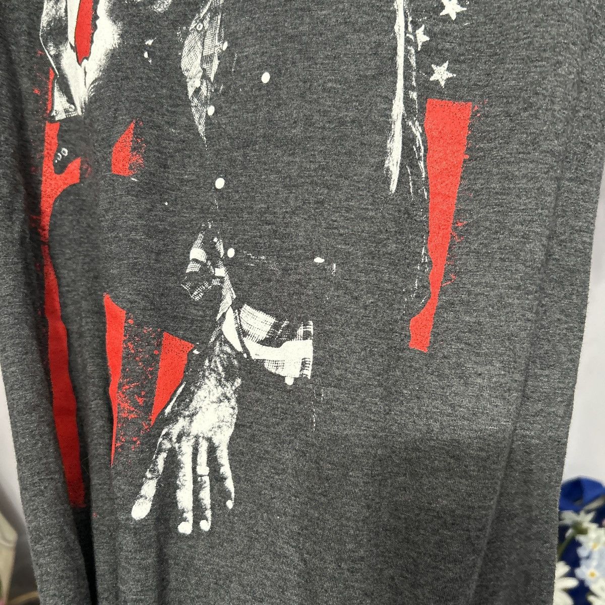 Other Clay Walker Gray American Flag Tshirt Size Small - "Daniel" Size S / US 4 / IT 40 - 13 Thumbnail