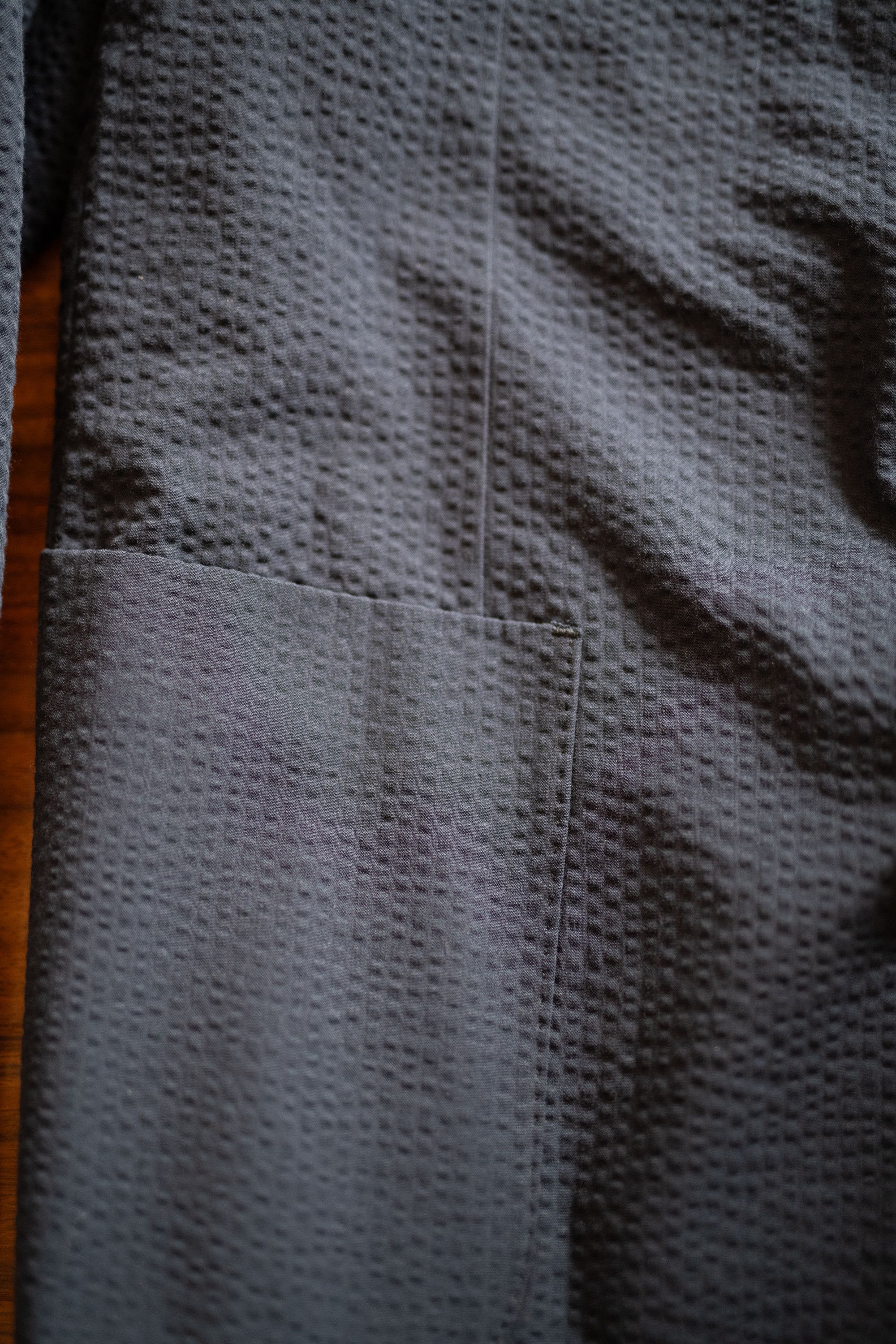 Officine Generale NEW Officine Generale Cotton Seersucker Lightest Jacket 52 Size 42R - 8 Thumbnail
