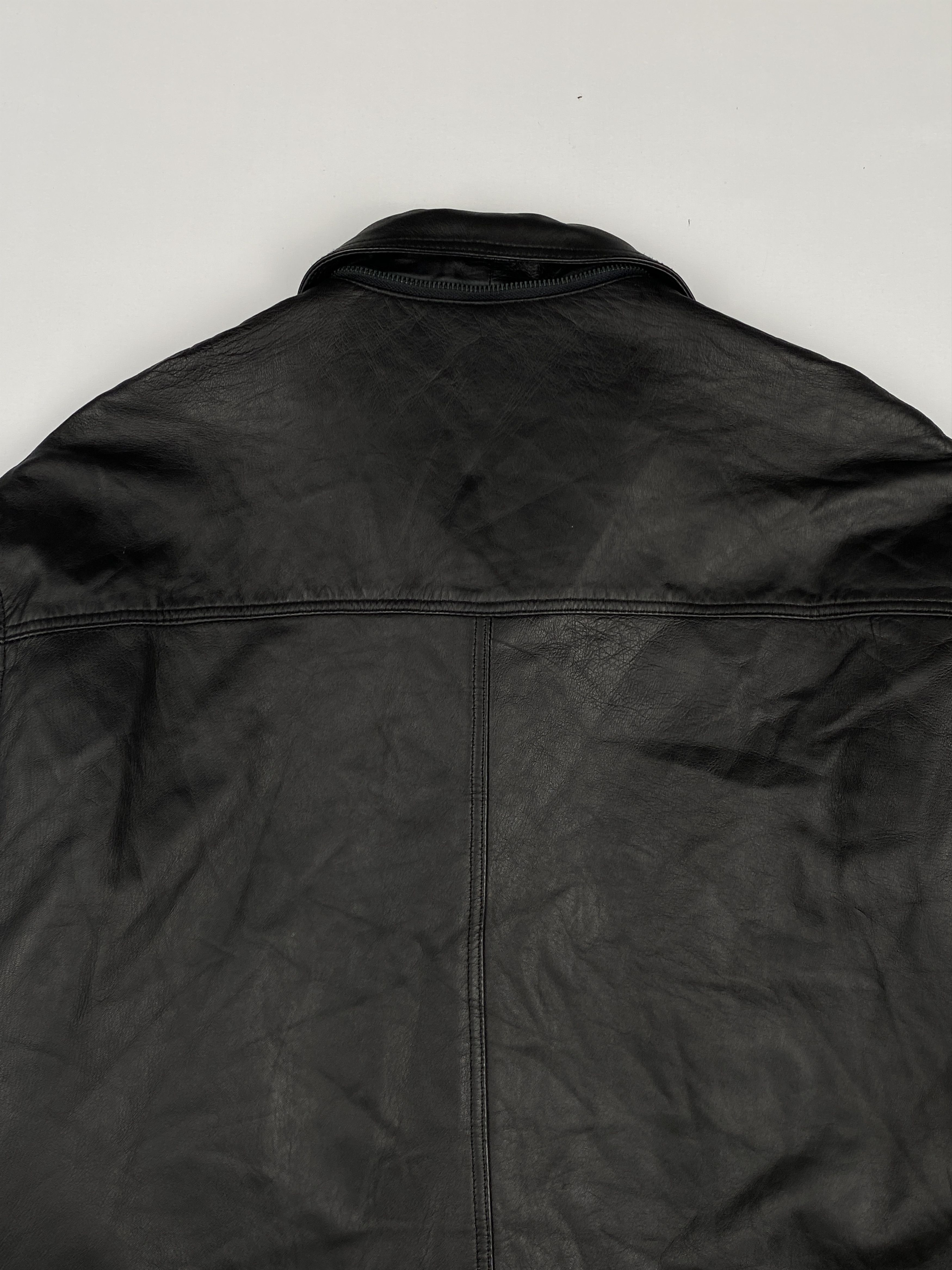 Burberry Vintage Duffle Coat Nova Check Leather Jacket Size M / US 6-8 / IT 42-44 - 13 Thumbnail
