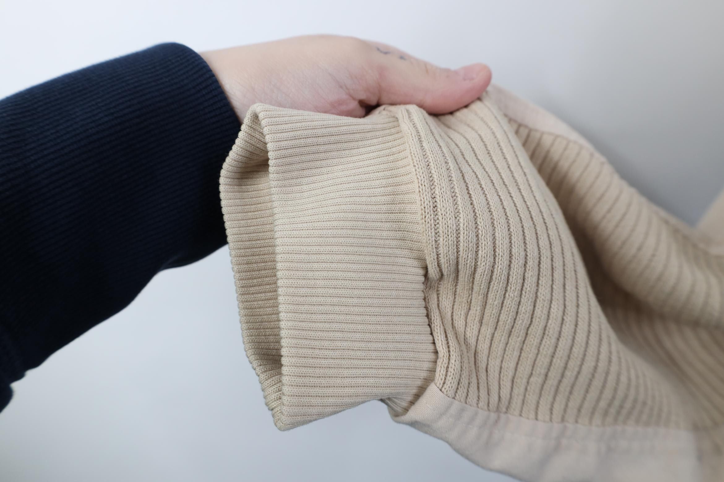 Vintage Vintage 90s Streetwear Cable Ribbed Knit Pullover Polo Shirt Size US XL / EU 56 / 4 - 12 Thumbnail