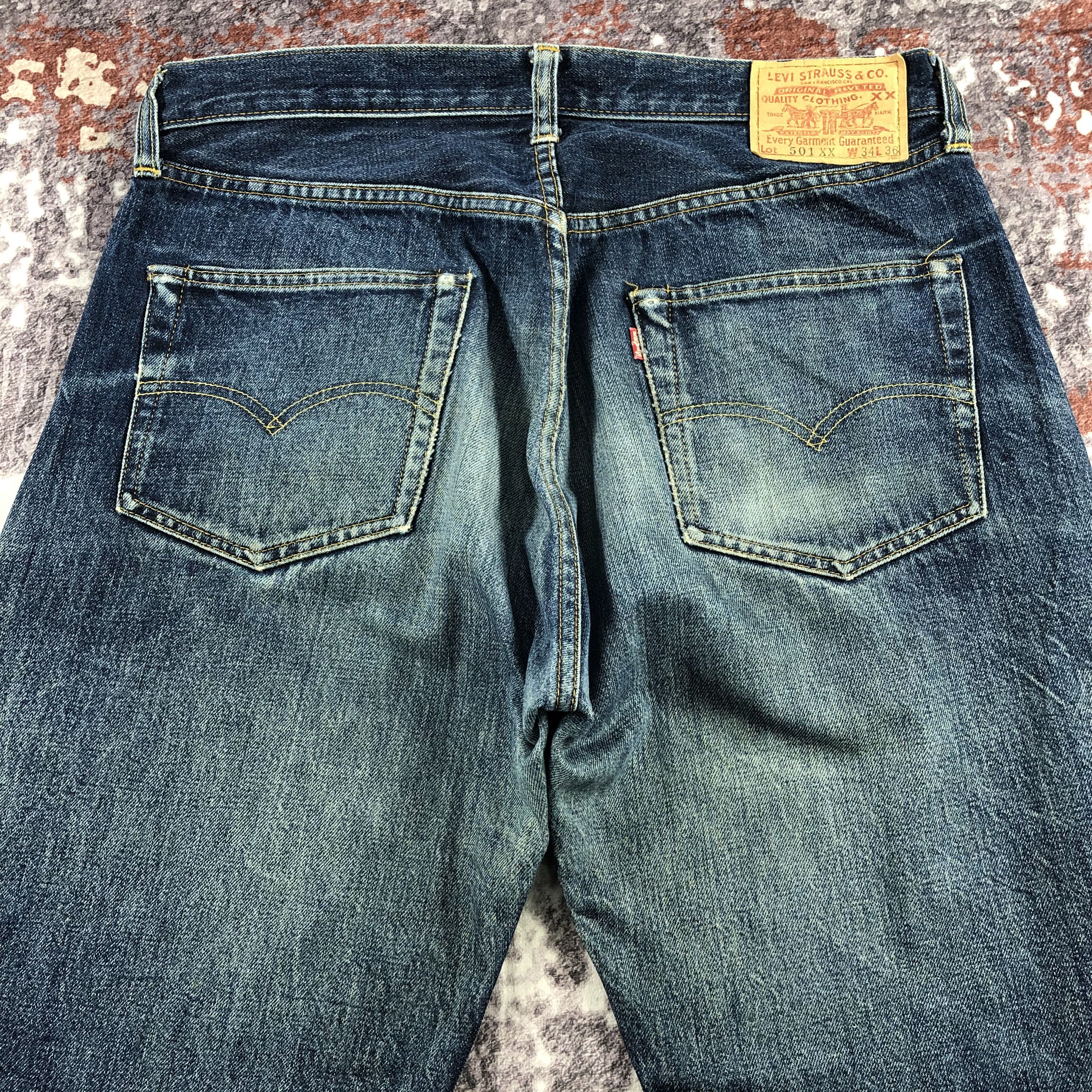 Levi's × Vintage Vintage 90s Redline Levis 501 Jeans-JM2150 Size US 32 / EU 48 - 4 Thumbnail