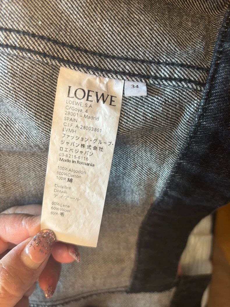 Loewe LOEWE Slim fit version of black denim Size 4XL / US 24-26 - 6 Thumbnail